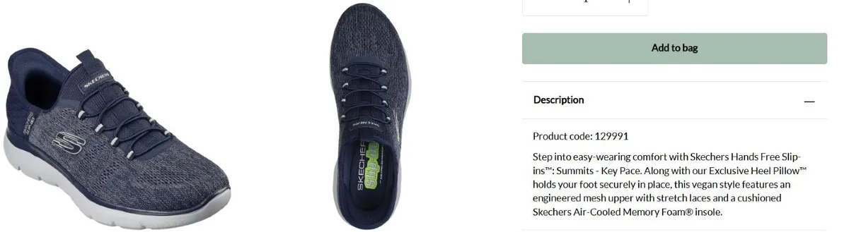 Skechers Slip-in Trainers - Men's Size 12 (47.5) - Image 4
