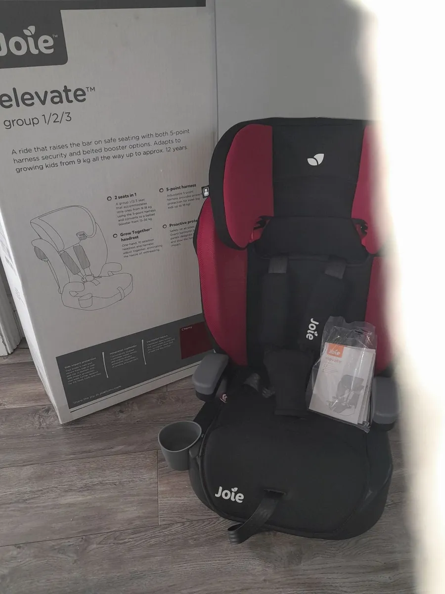 Joie Car Seat group 123 as new,Nania car seat free - Image 2