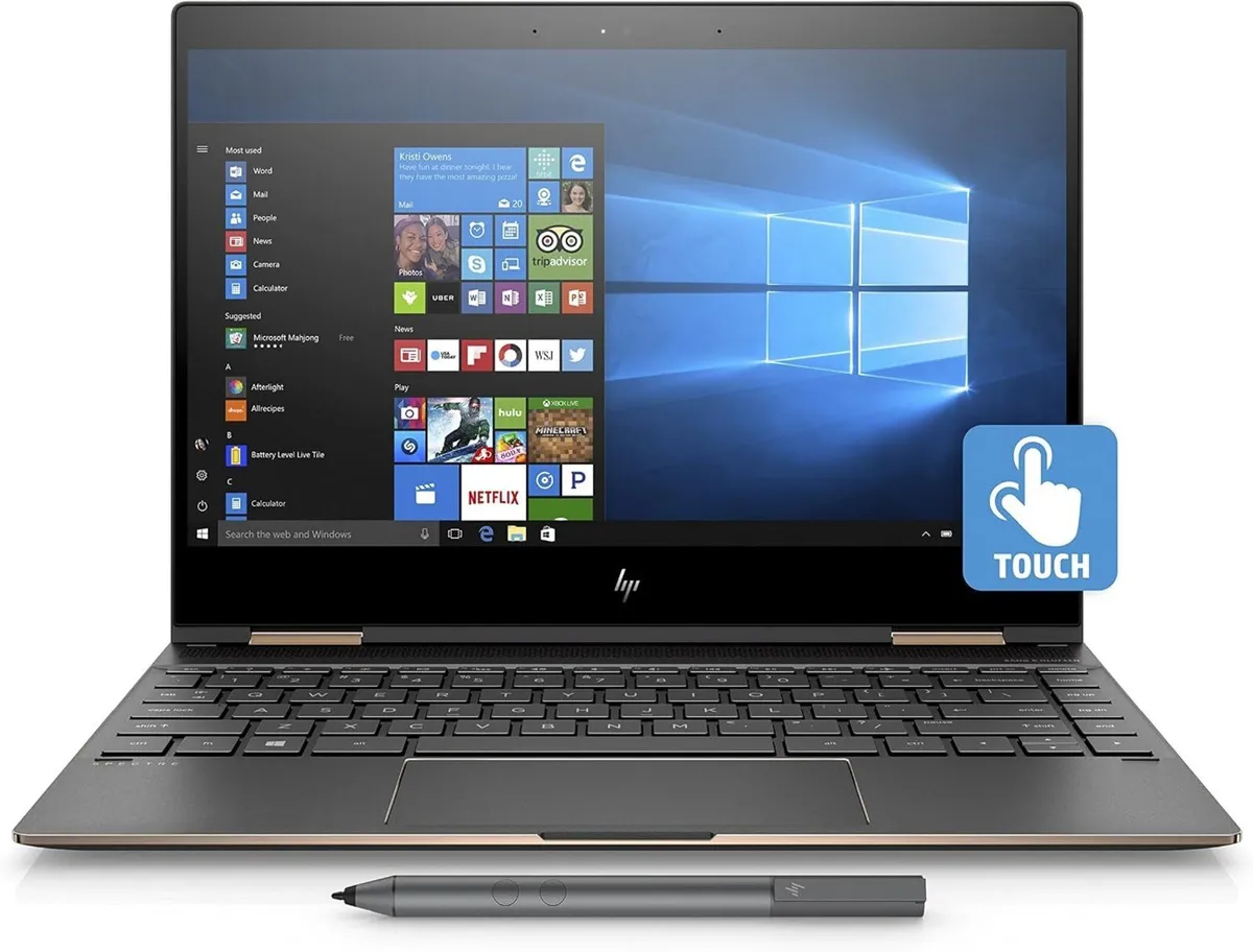 HP Spectre X360 13.3" Touch i7 16GB RAM 512GB NVMe - Image 1