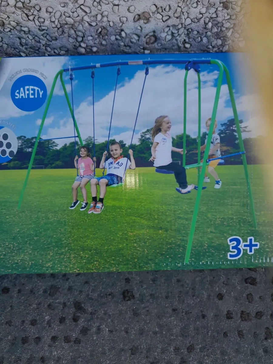 Double Swing Set and Glider, brand new for sale. - Image 4