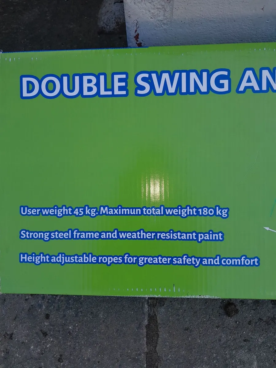 Double Swing Set and Glider, brand new for sale. - Image 3
