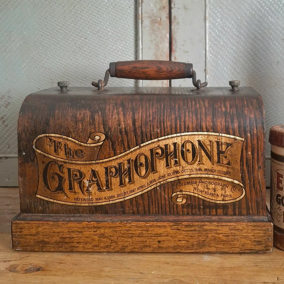 Antique Columbia Type QA Cylinder Graphophone - Image 4