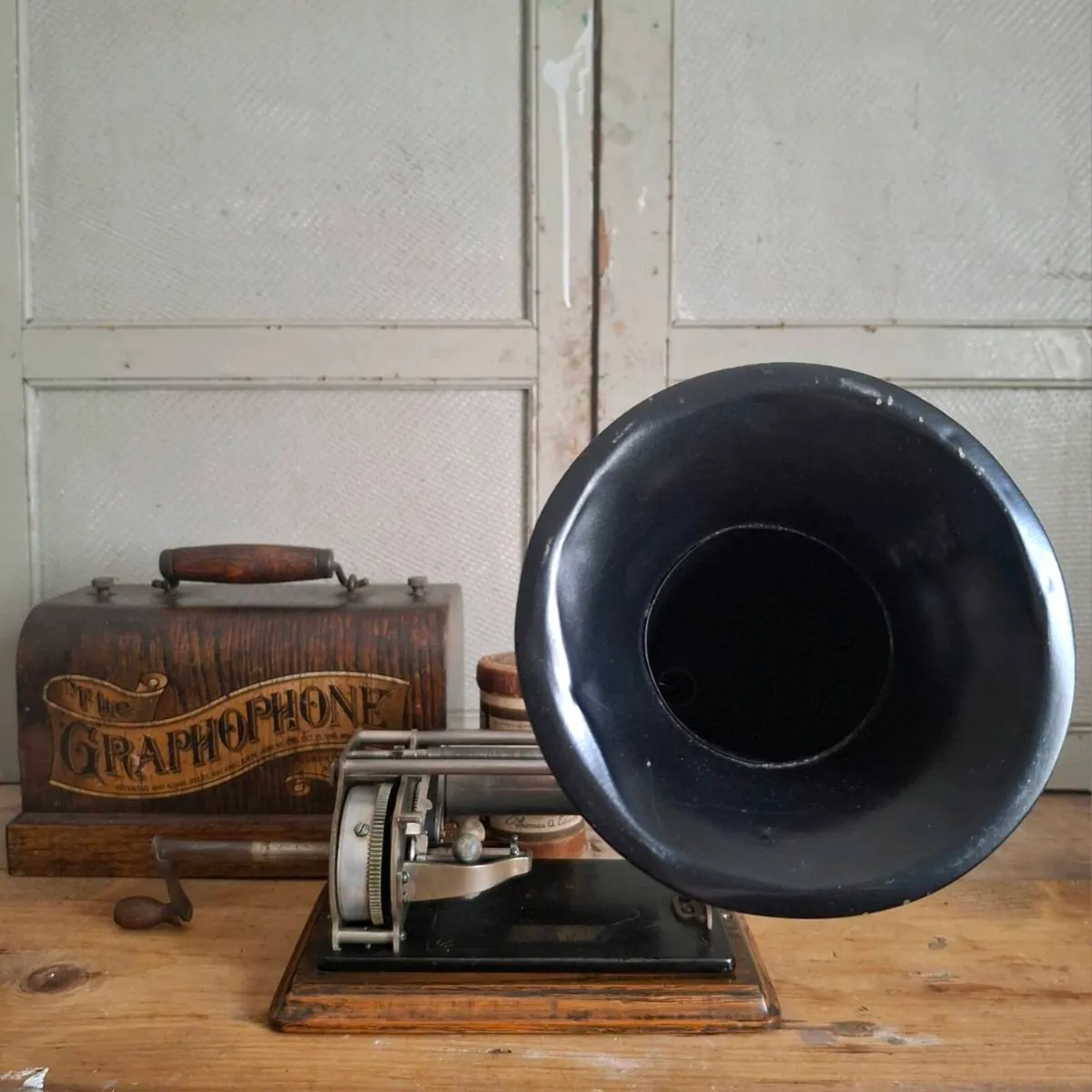 Antique Columbia Type QA Cylinder Graphophone - Image 2