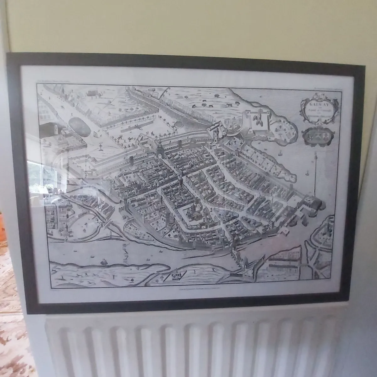 Framed Map of Galway