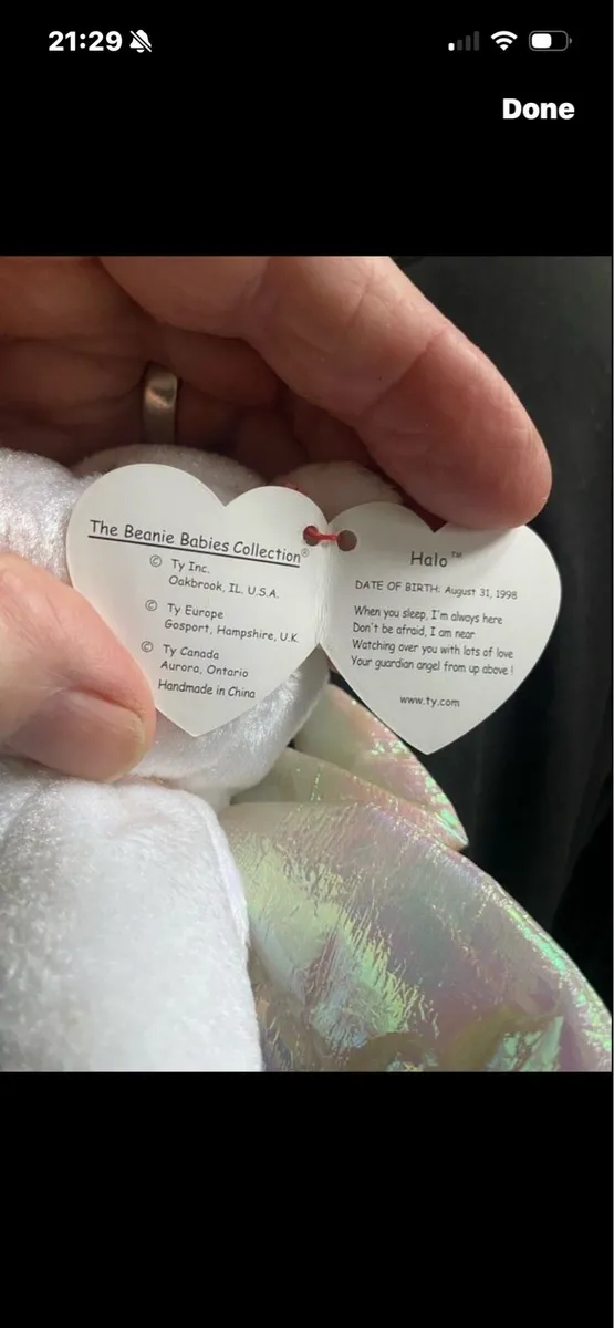 Rare & Retired Beanie Baby with errors - Image 4