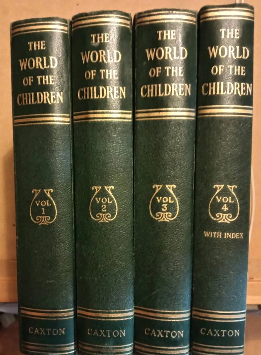 World of Children 1951 Four Volumes Vintage Books - Image 1