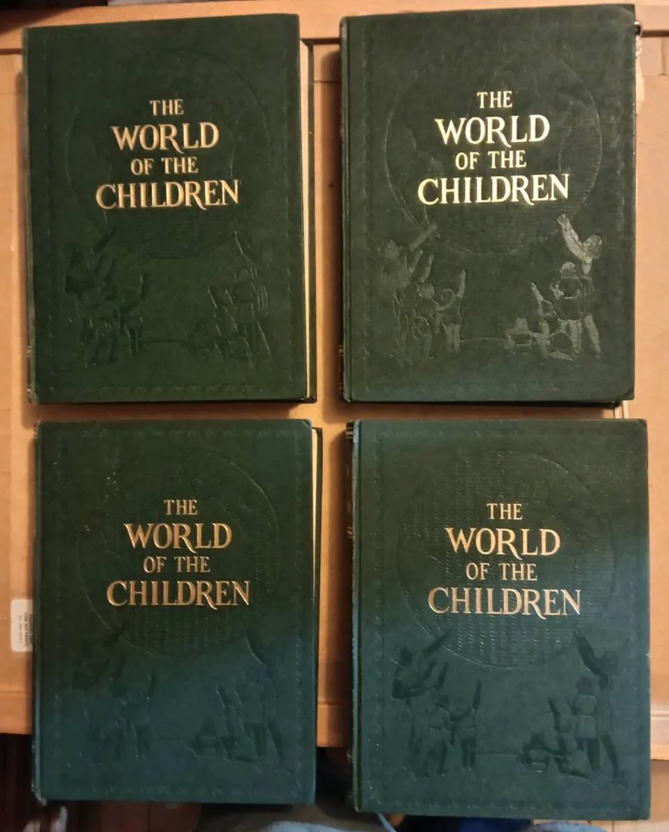 World of Children 1951 Four Volumes Vintage Books - Image 2