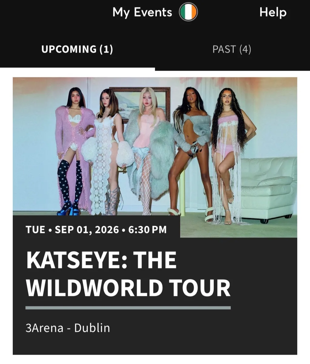 KATSEYE Dublin - 4 Tickets for sale