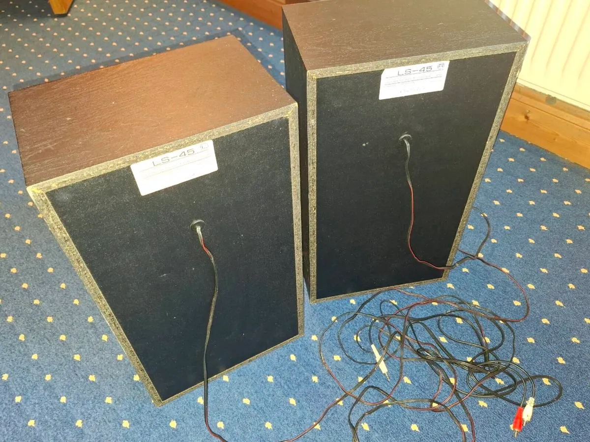 Pair of Kenwood LS-45 Vintage Hi-Fi Speakers - Image 3