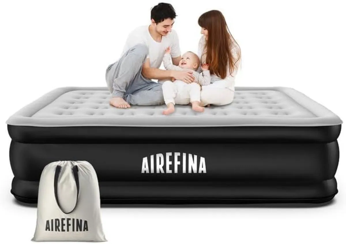 Inflatable Air Mattress Airbed with Built-In Pump - Image 1