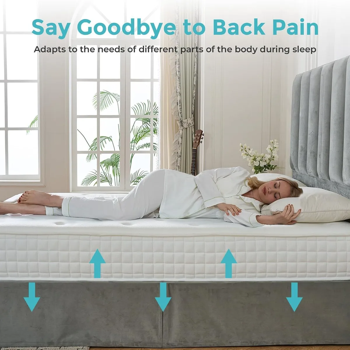 Sana Breeze Mattress 10-Inch Gel Memory Foam - Image 4