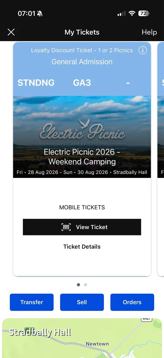 X2 stradbally festival weekend tickets
