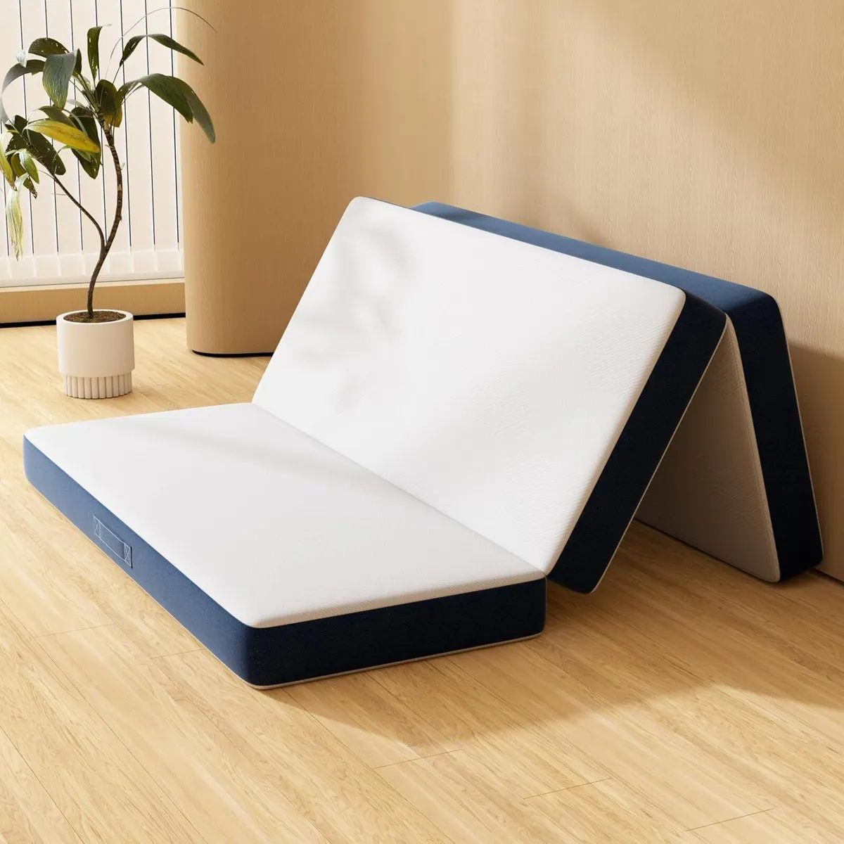 Folding Mattress 75x190x10CM 10CM Thick Foam - Image 1