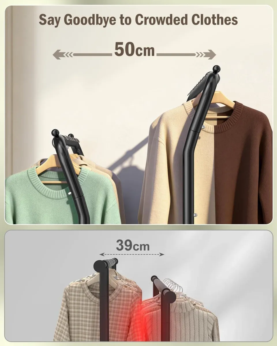 Heavy Duty Clothes Rail - Image 3