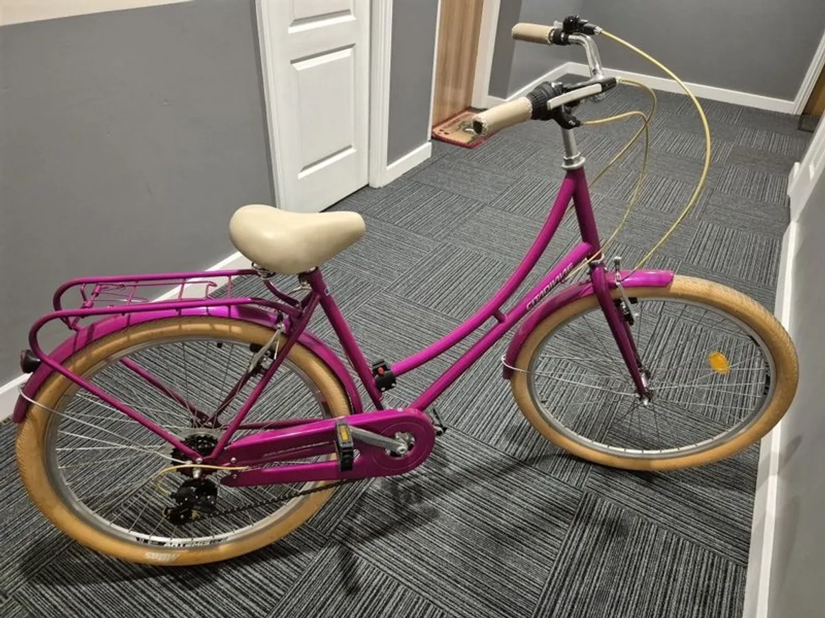 Lovely pink DHS Citadinne 2634 urban bicycle - Image 2