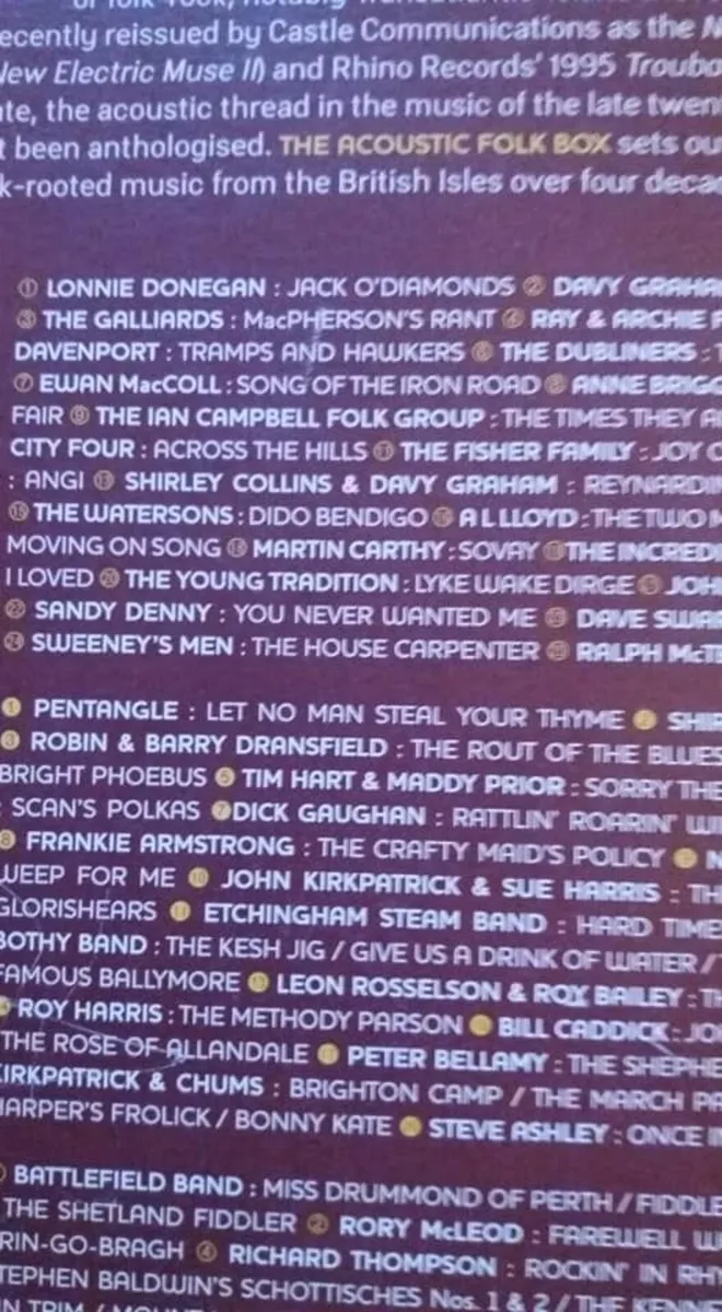 Folk Acoustic cd box set MINT - Image 4