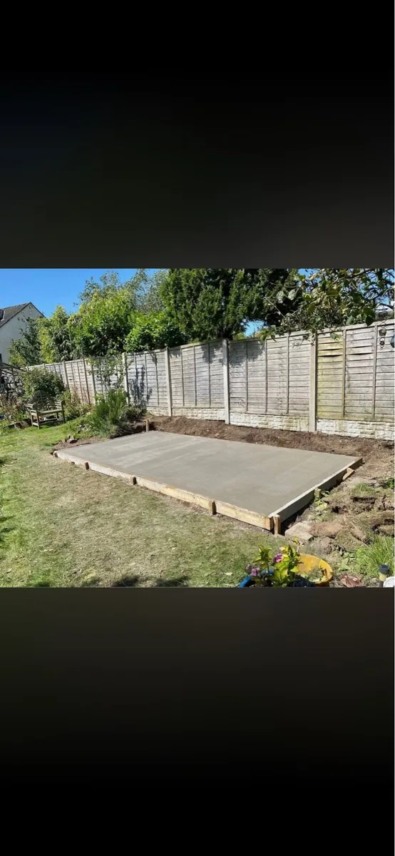 Concrete pads and mini Digger hire - Image 2