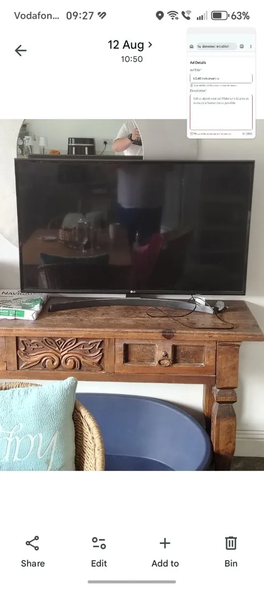 LG 40 inch smart tv - Image 1