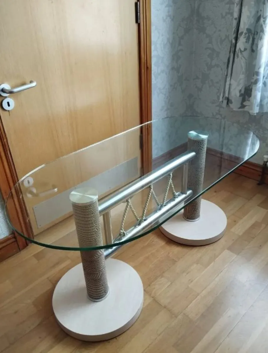Glass coffee table - Image 2
