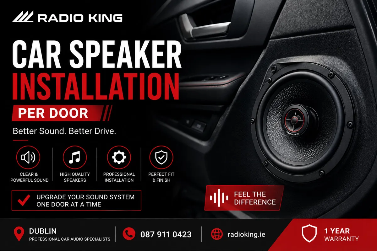 Car Speaker Installation Dublin
