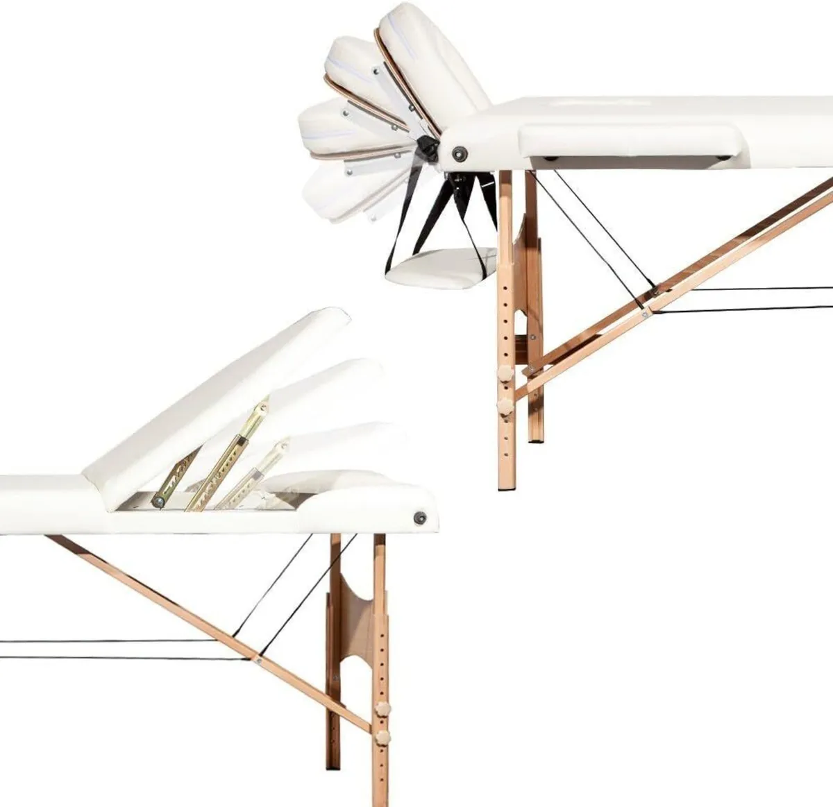 Massage Bed Foldable Beauty Couch 3 Sections - Image 4