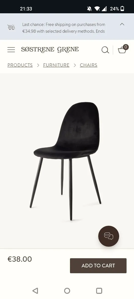 Blue dining chairs - Image 4