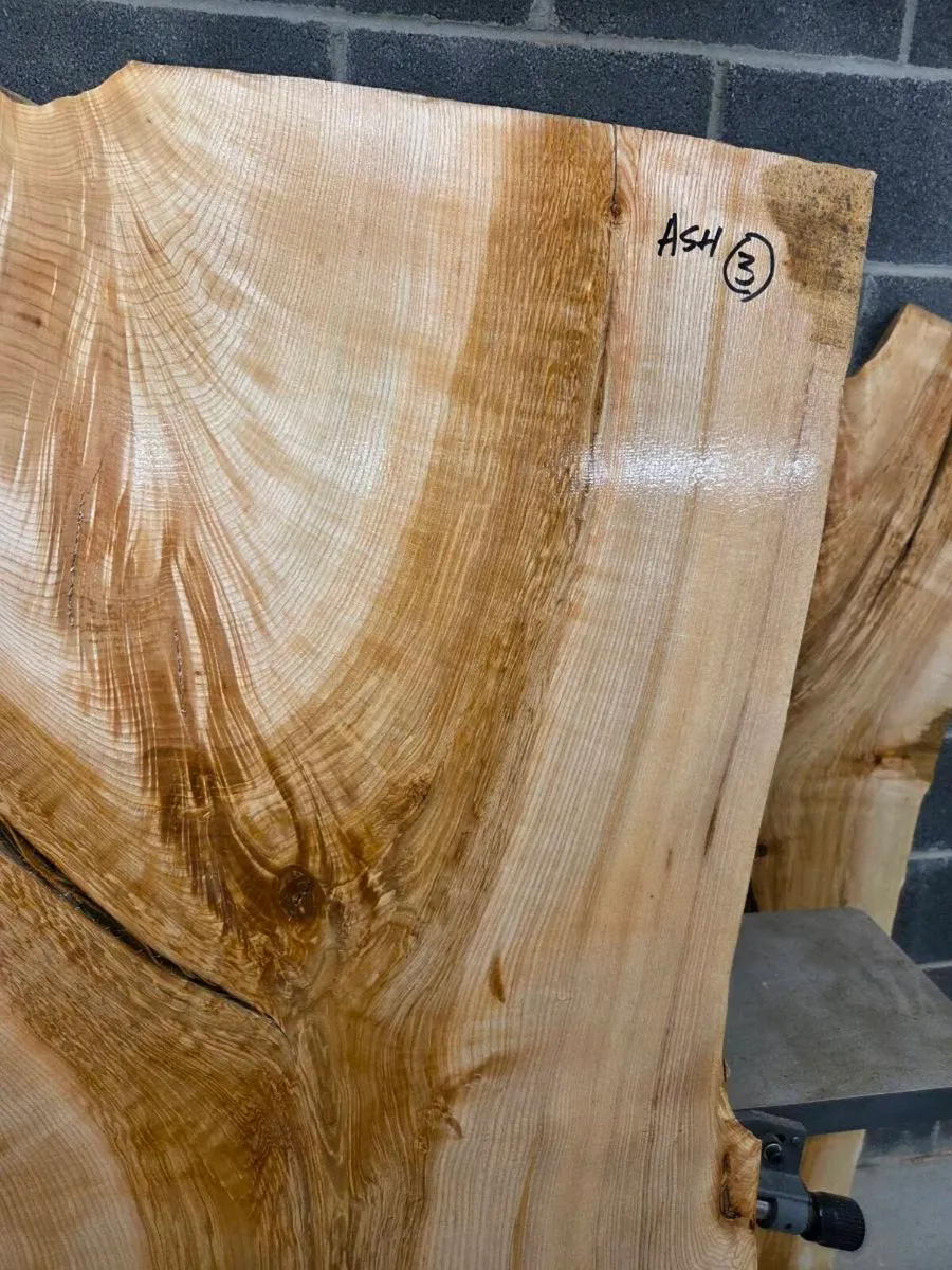 Live Edge Ash Slab - Kiln Dried - Image 4