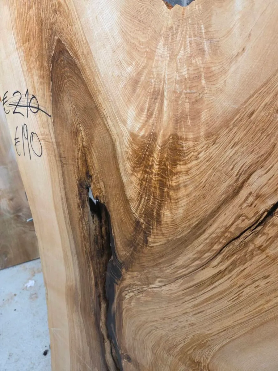 Live Edge Ash Slab - Kiln Dried - Image 2
