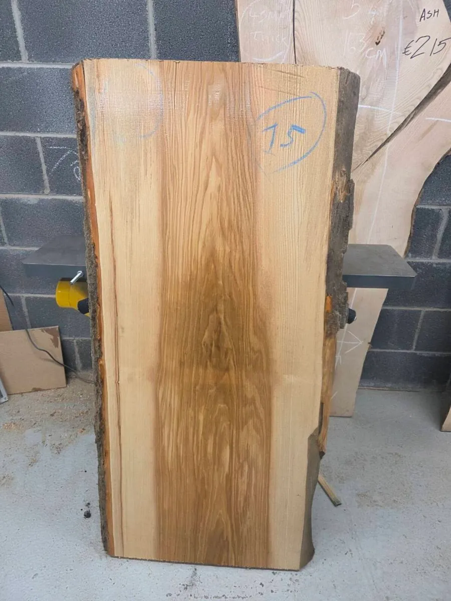 Live Edge Ash Slab - Kiln Dried - Image 1