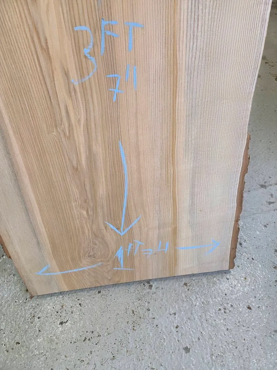 Live Edge Ash Slab - Kiln Dried - Image 4