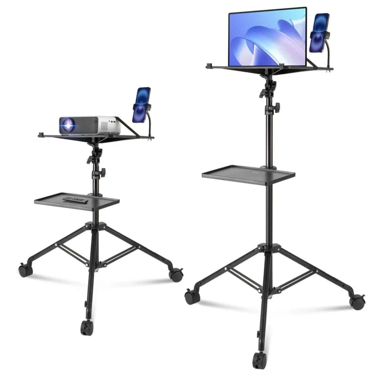 Projector Stand with Wheels, Laptop Stand Tripod A - Image 1