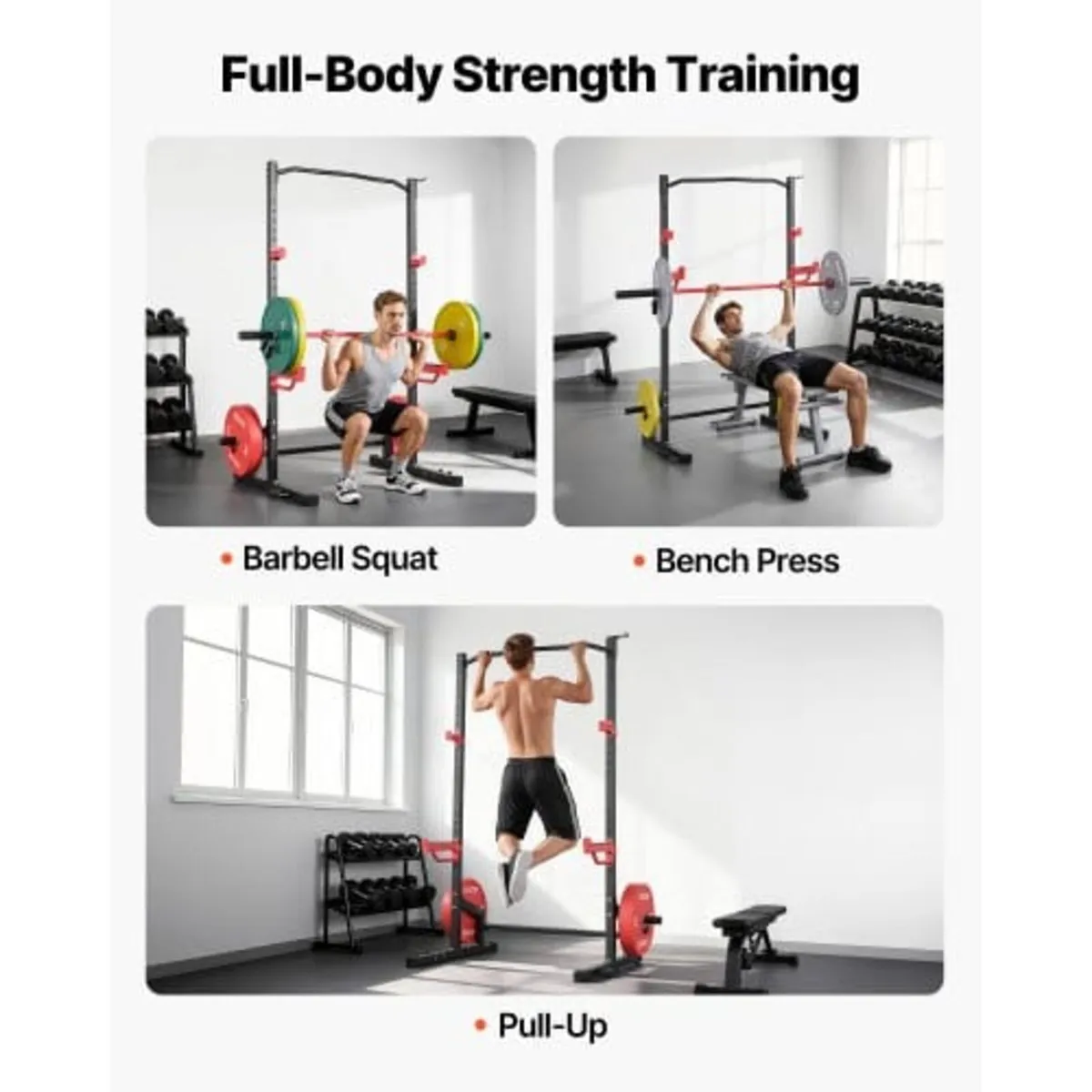 Power Cage Squat Rack, Multifunctional Power Rack - Image 2