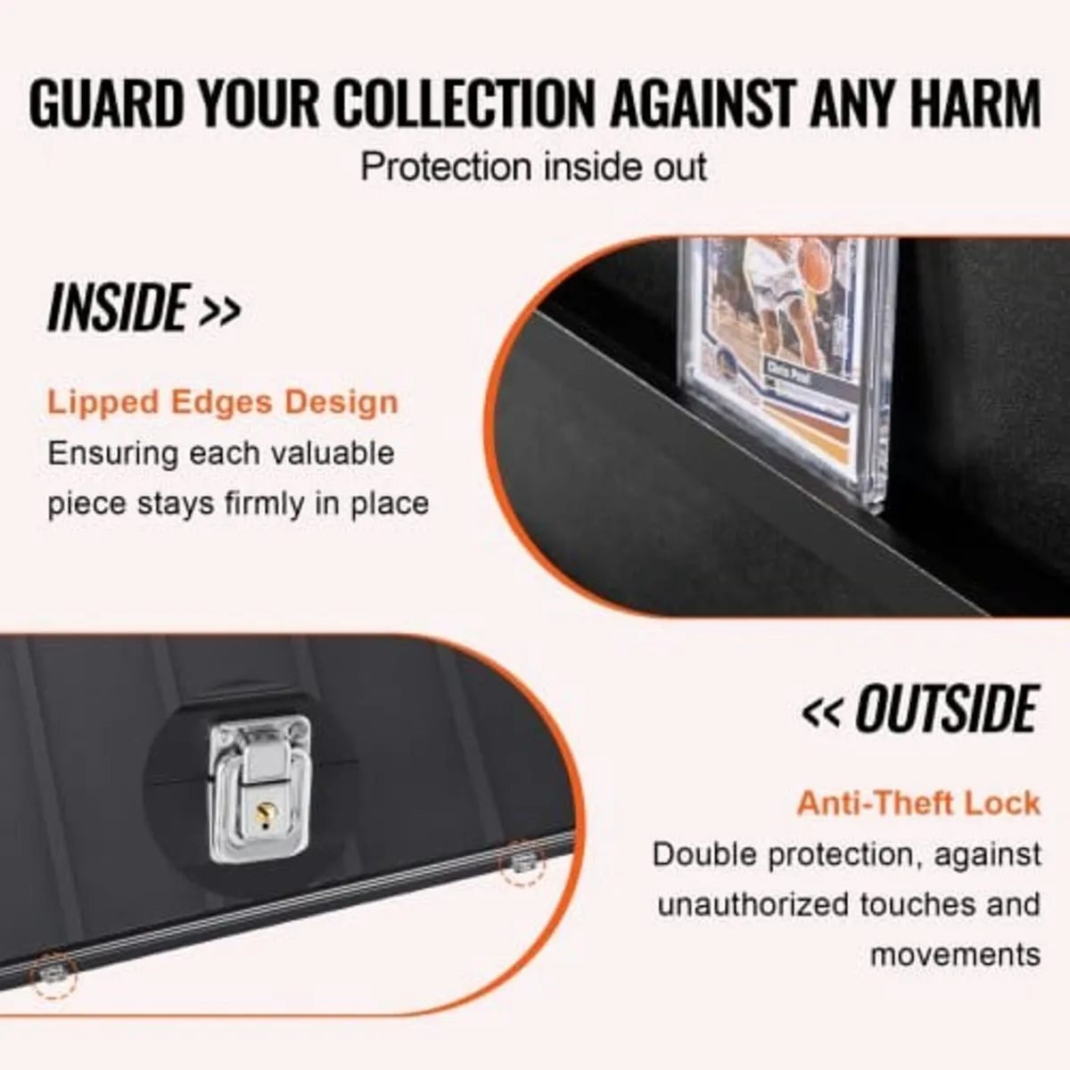 Graded Sports Card Display Case, 24.3x30.5x2.1 in/ - Image 2