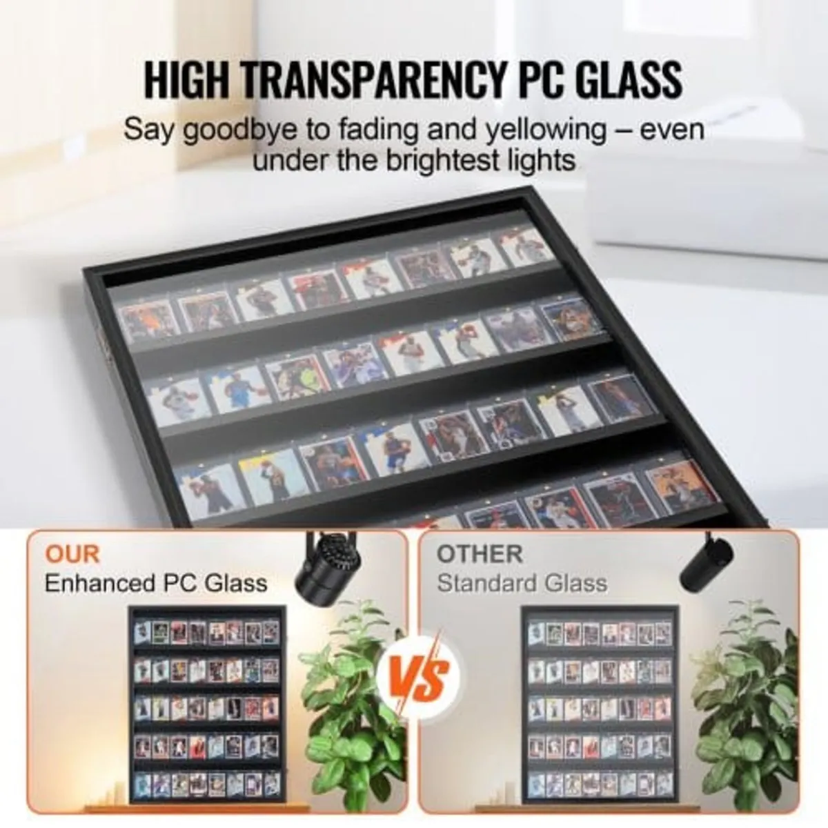 Graded Sports Card Display Case, 24.3x30.5x2.1 in/ - Image 3
