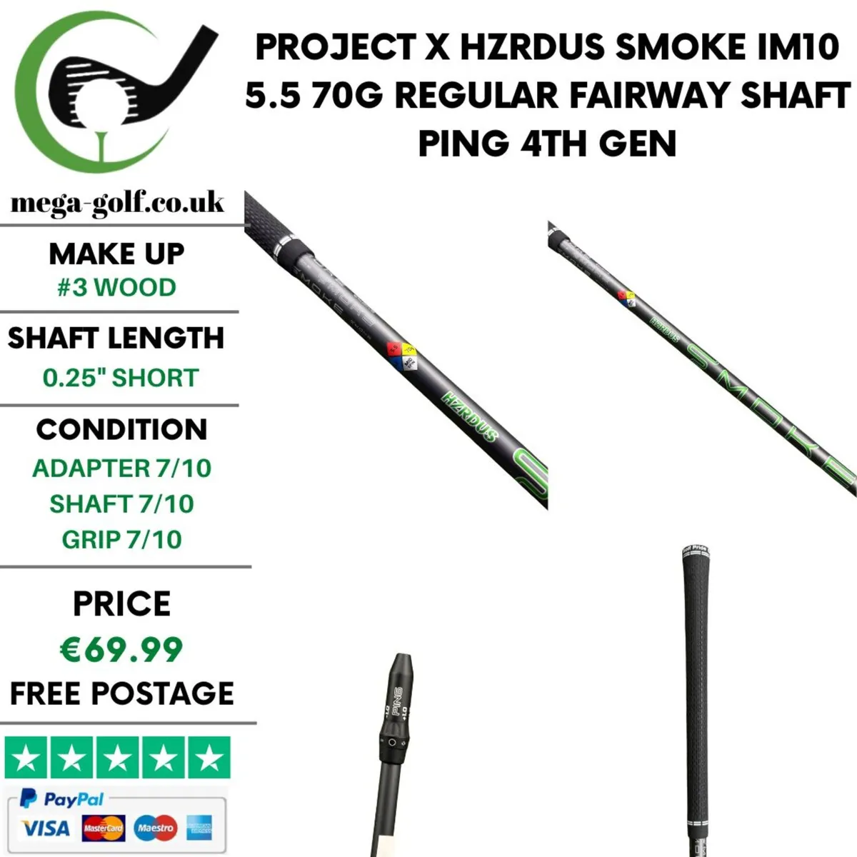 Project X Hzrdus Smoke iM10 5.5 70g Regular - Image 1
