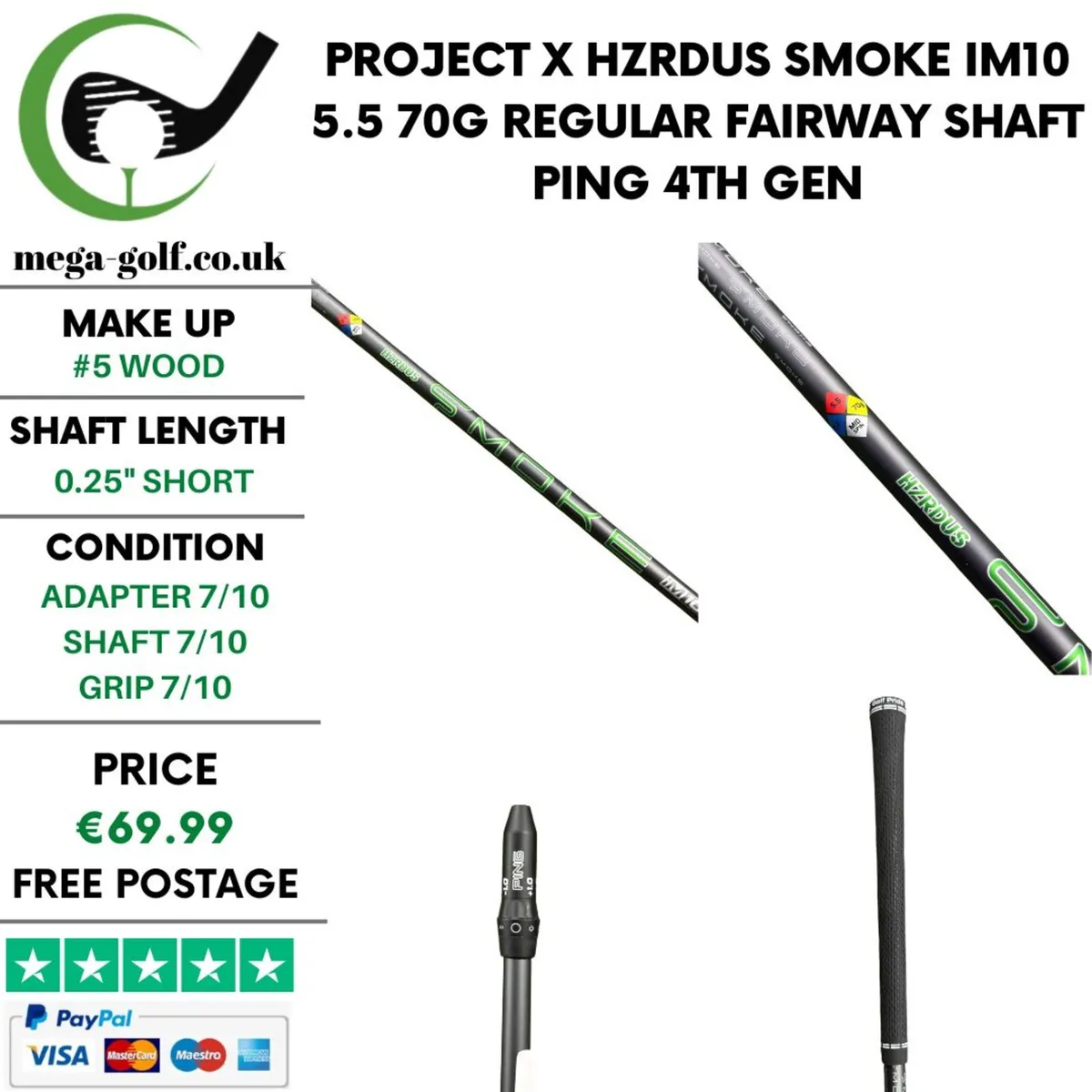 Project X Hzrdus Smoke iM10 5.5 70g Regular - Image 1