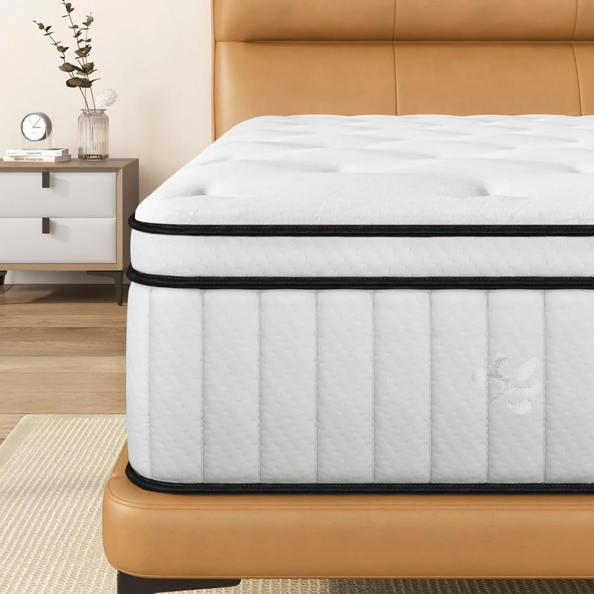 Mattress Memory Foam Hybrid Bed Breathable - Image 1