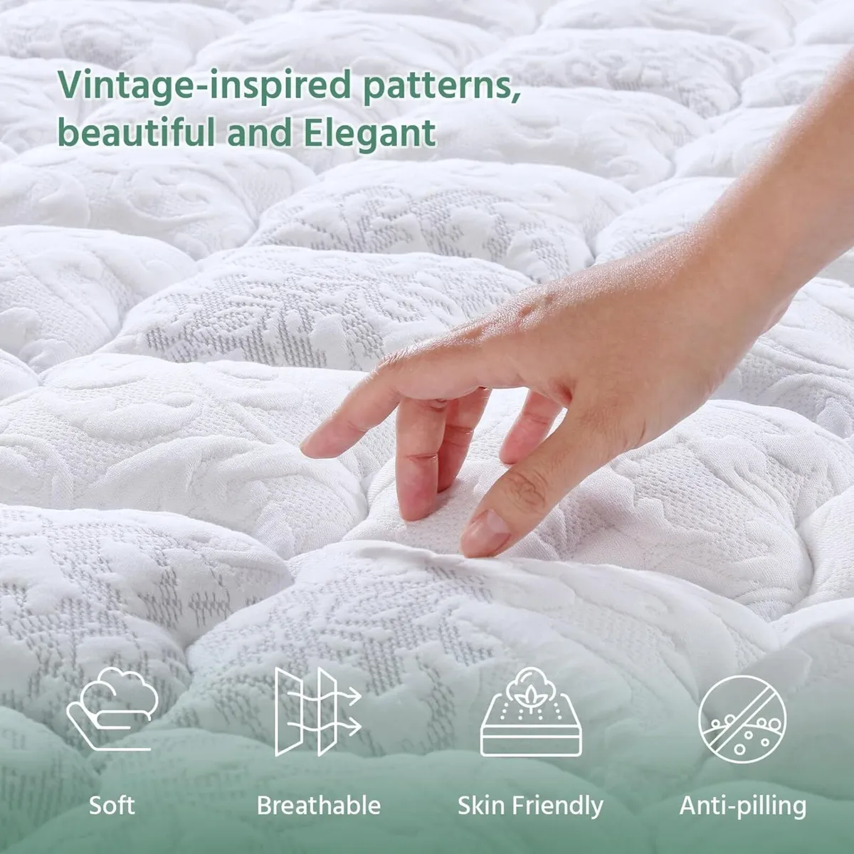 Mattress 11 in Hybrid Pocket Sprung Cooling - Image 2