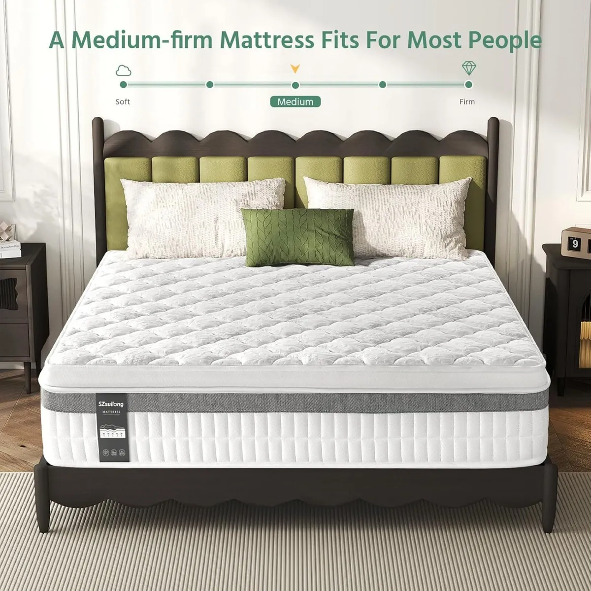 Mattress 11 in Hybrid Pocket Sprung Cooling - Image 4