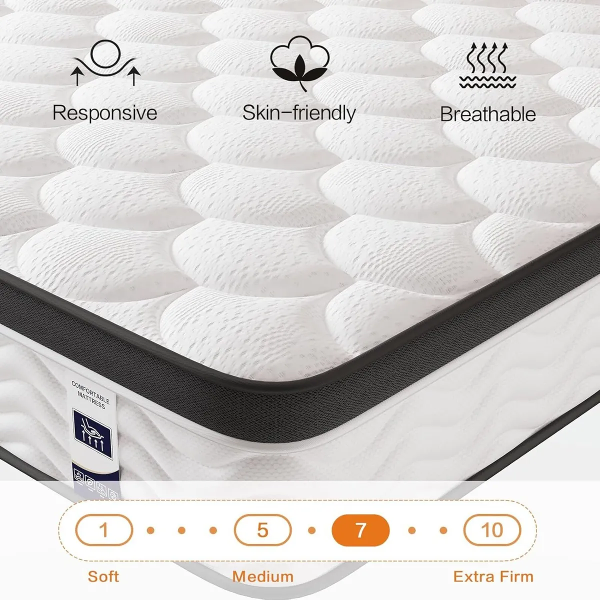 7 Zone Orthopaedic Mattress Firm Mattresses - Image 3