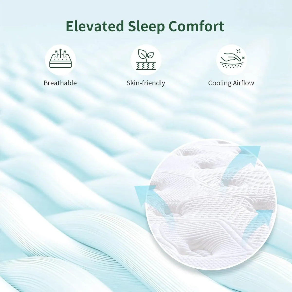 Mattress Memory Foam 7 Zone Orthopaedic Pocket - Image 4