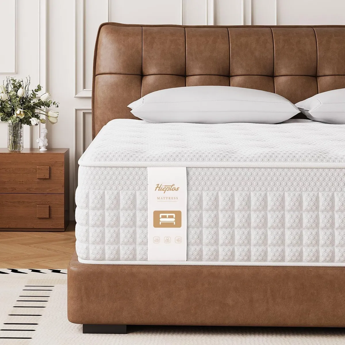Mattress Orthopaedic Medium-Firm Foam and Pocket - Image 1