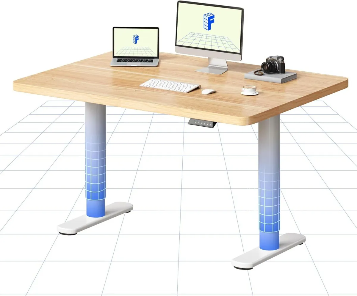 Electric Standing Desk One Piece Desktop Cylinex - Image 1