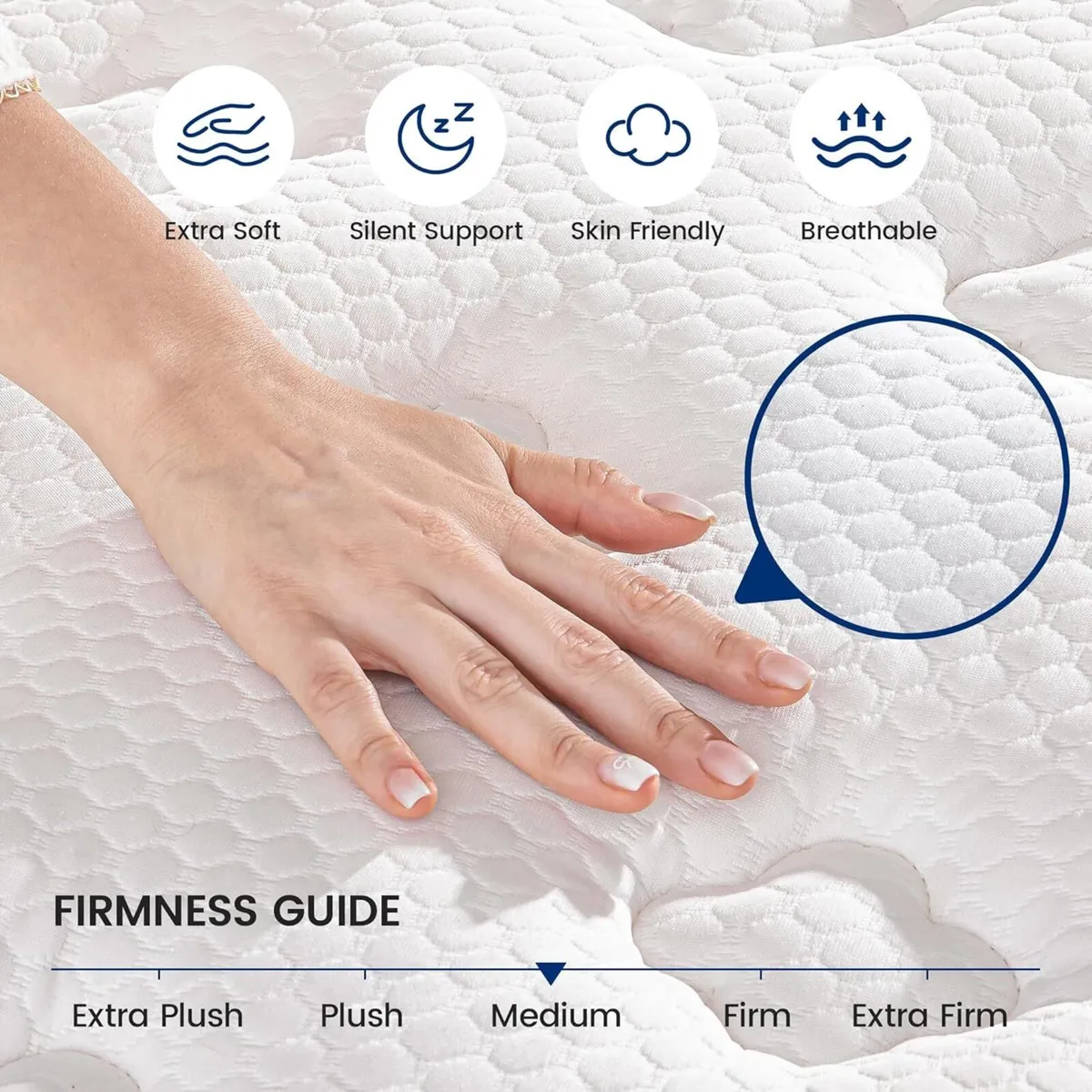 10-Inch Mattress Hybrid Cooling Memory Foam - Image 3