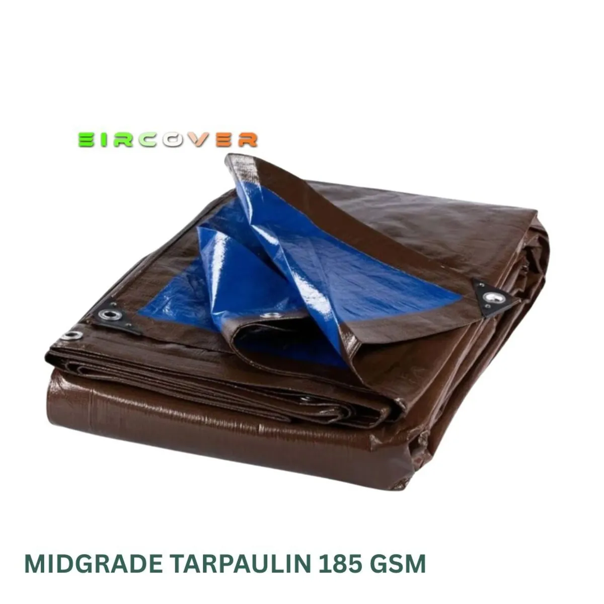 Midgrade Tarpaulin 2.5m x 4m (8' - 13') 185 gsm - Image 2