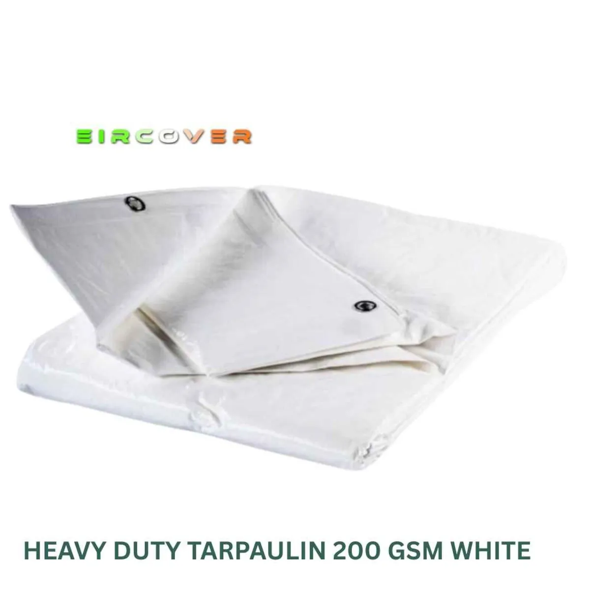 Heavy Duty Tarpaulin 1.83m x 3.8m (6'-13') 200 gsm - Image 4