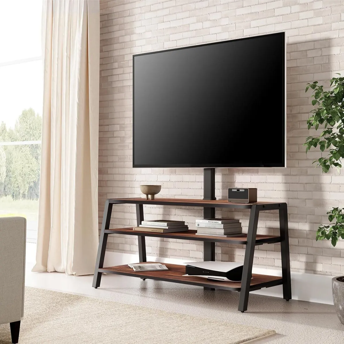 TV Stand Cabinet with Bracket for 37" 70 - Image 2