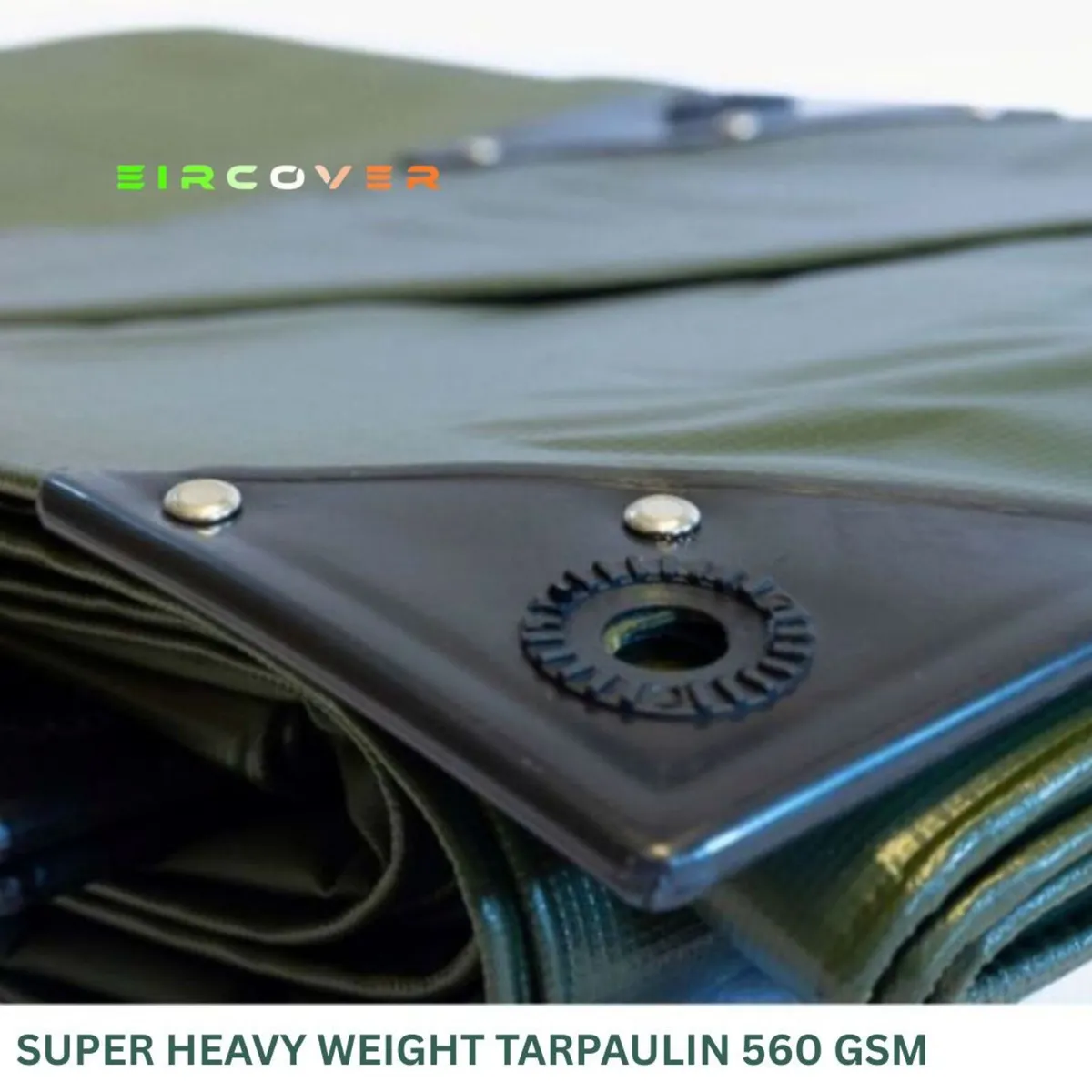 Super Heavy Weight Tarpaulin 5m x 8m  560 gsm PVC - Image 2