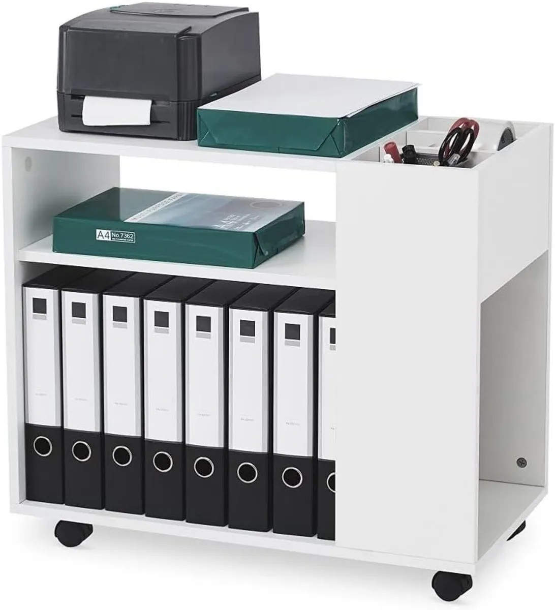 Mobile File Cabinet Lateral Printer Stand - Image 1