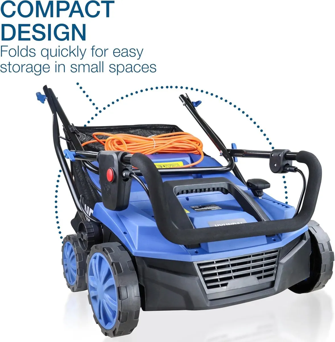 1800W Electric Lawn Scarifier Aerator Lawn Rake - Image 2